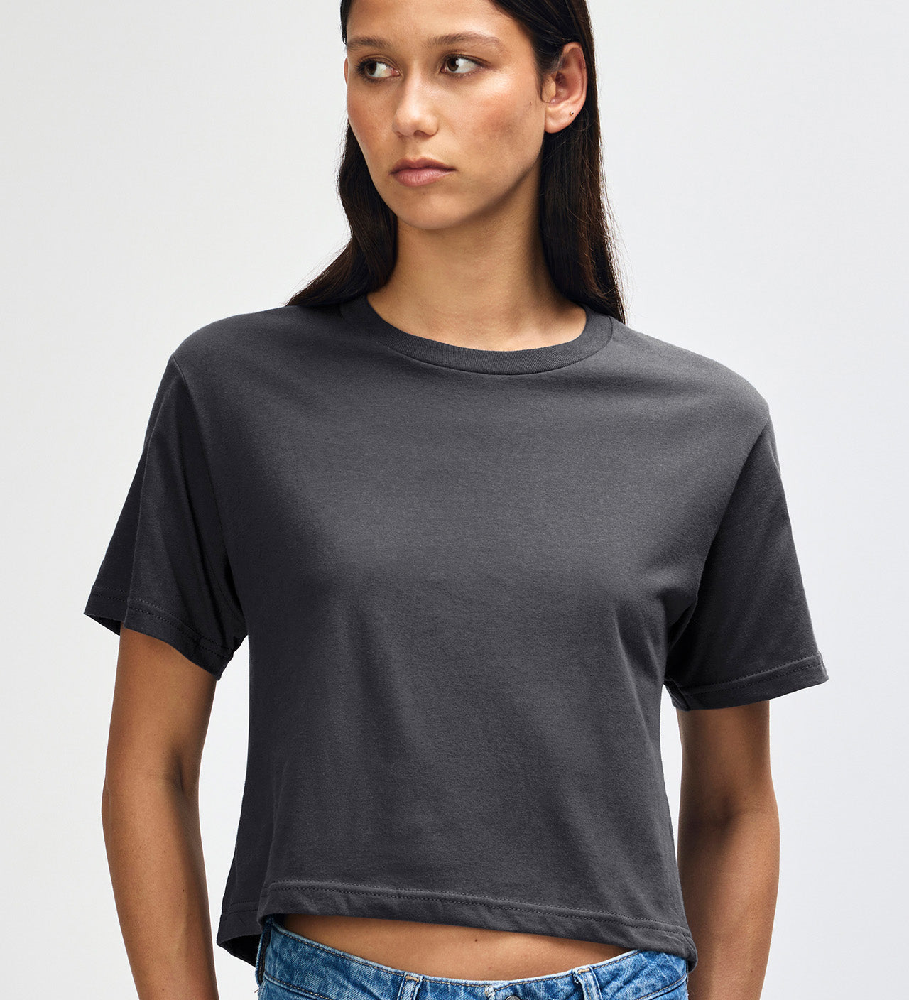 American Apparel Women's Fine Jersey Boxy T-Shirt