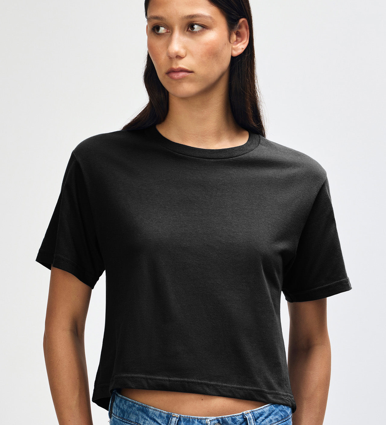 American Apparel Women's Fine Jersey Boxy T-Shirt