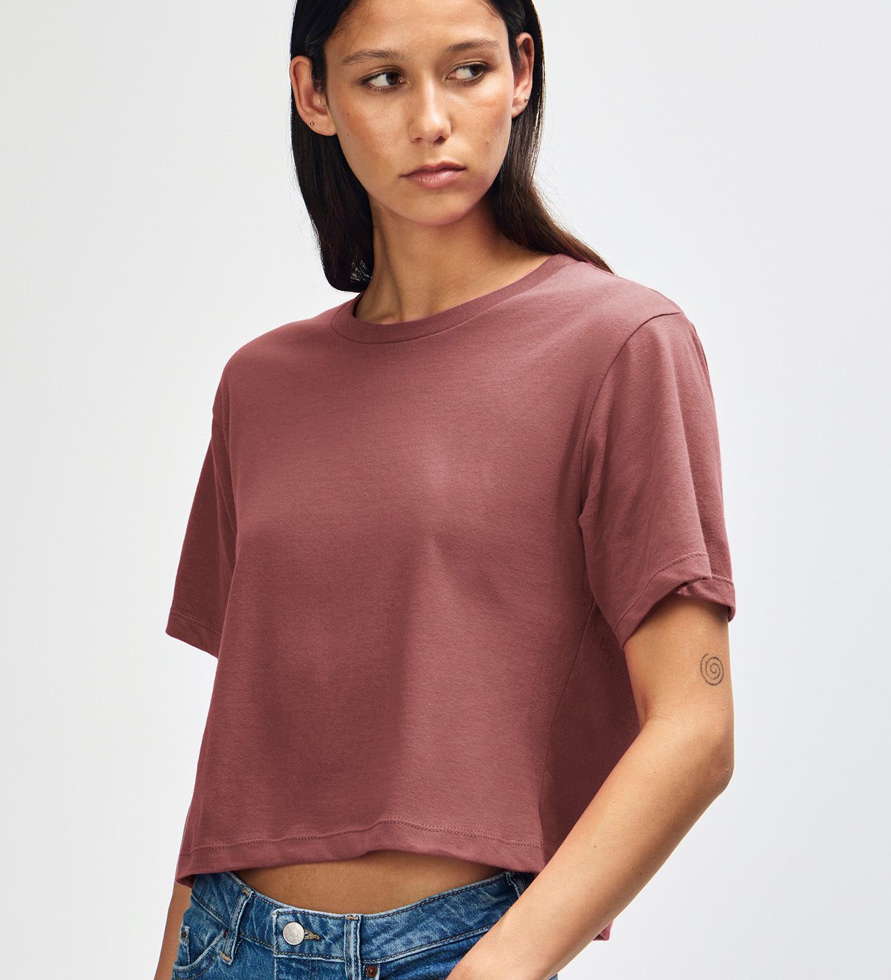 American Apparel Women's Fine Jersey Boxy T-Shirt