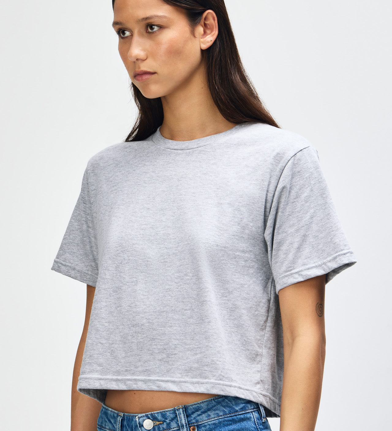 American Apparel Women's Fine Jersey Boxy T-Shirt