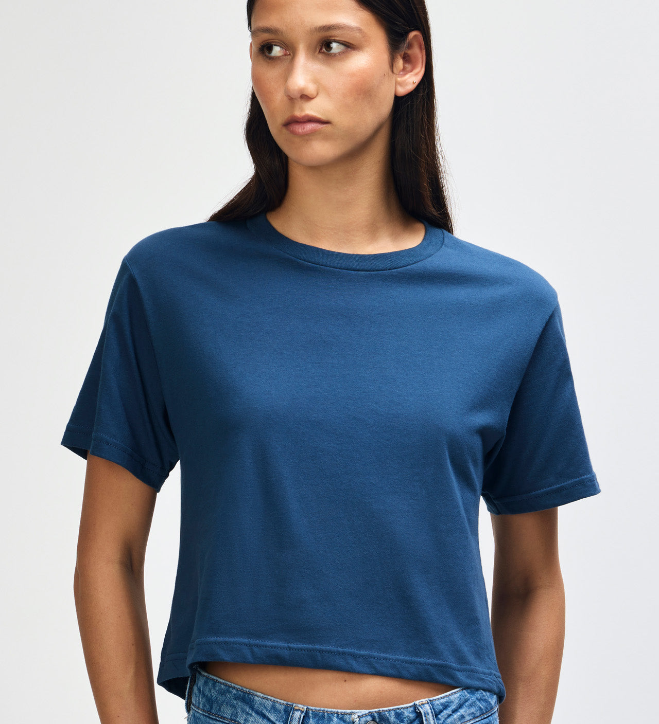 American Apparel Women's Fine Jersey Boxy T-Shirt