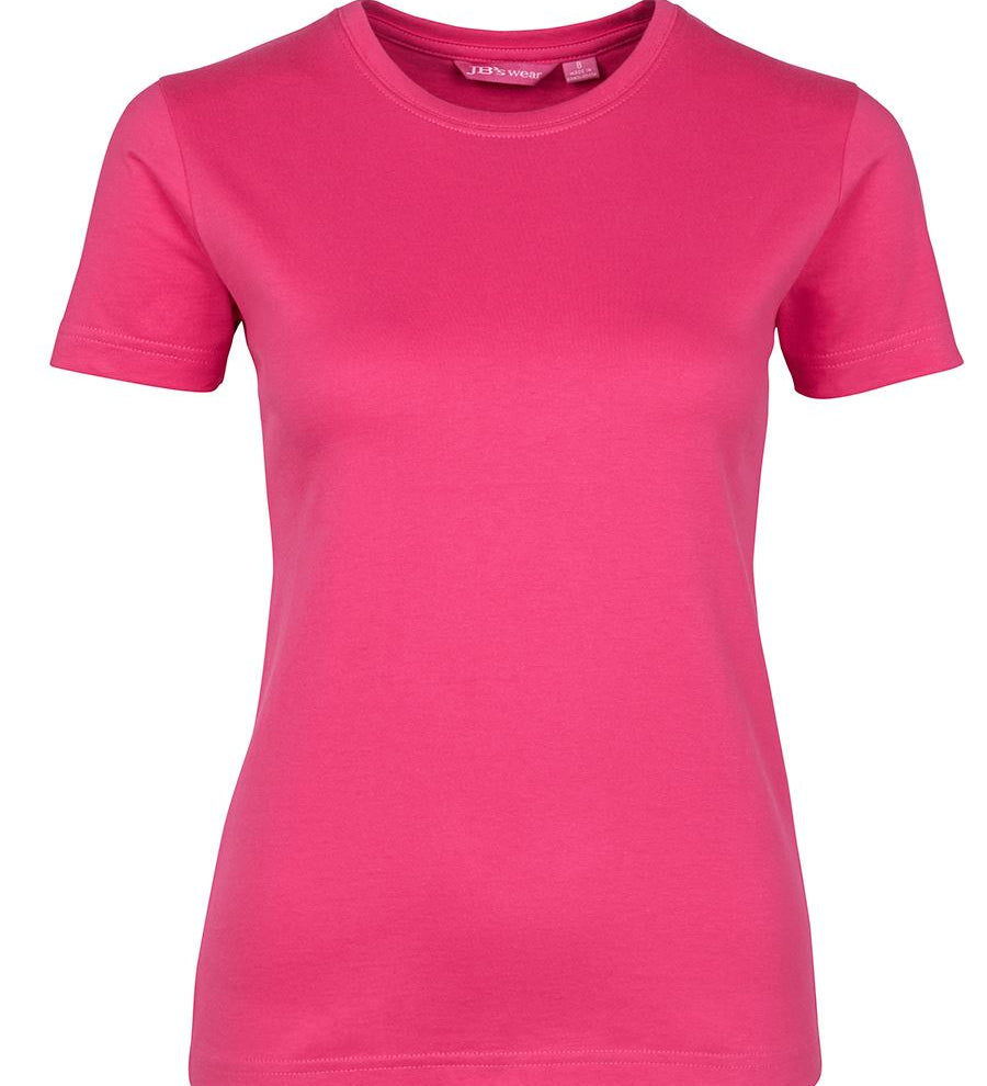 JB's LADIES TEE HOT PINK - 18