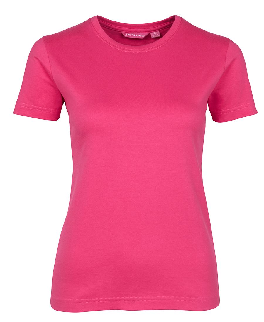 JB's LADIES TEE HOT PINK - 16