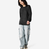 American Apparel Cotton Long Sleeve Fine Jersey T-shirt