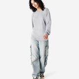 American Apparel Cotton Long Sleeve Fine Jersey T-shirt