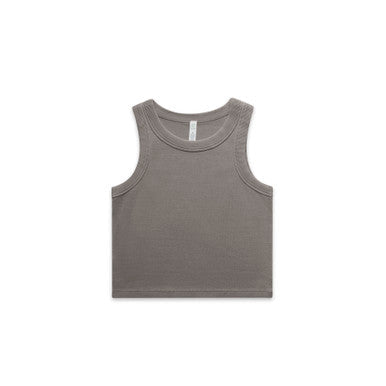 ASColour 4035 Wo's Faded Organic Rib Crop Tank