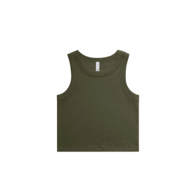 Wo's Organic Rib Crop Tank