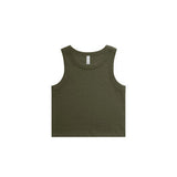 ASColour 4064G Wo's Organic Rib Crop Tank
