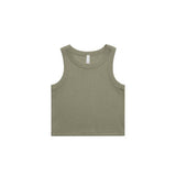 ASColour 4064G Wo's Organic Rib Crop Tank