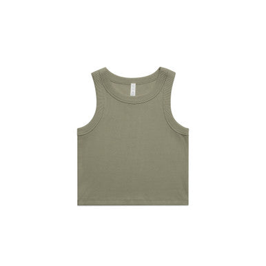ASColour 4064G Wo's Organic Rib Crop Tank