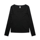 ASColour 4075 Wo's Organic Rib L/S Tee