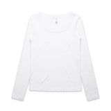 ASColour 4075 Wo's Organic Rib L/S Tee