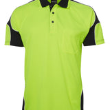 JB's HV 4602.1 S/S ARM PANEL POLO LIME/BLACK-S