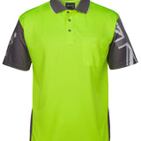 JB's HV SOUTHERN CROSS POLO LIME/CHARCOAL - XS