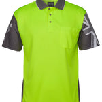 JB's HV SOUTHERN CROSS POLO LIME/CHARCOAL - M