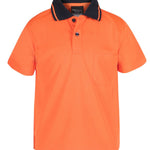JB's KIDS HV 4602.1 NON CUFF TRAD POLO ORANGE - 06
