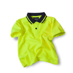JB's INFANT NON CUFF TRAD POLO LIME - 1