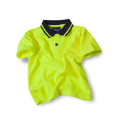 JB's INFANT NON CUFF TRAD POLO LIME - 1