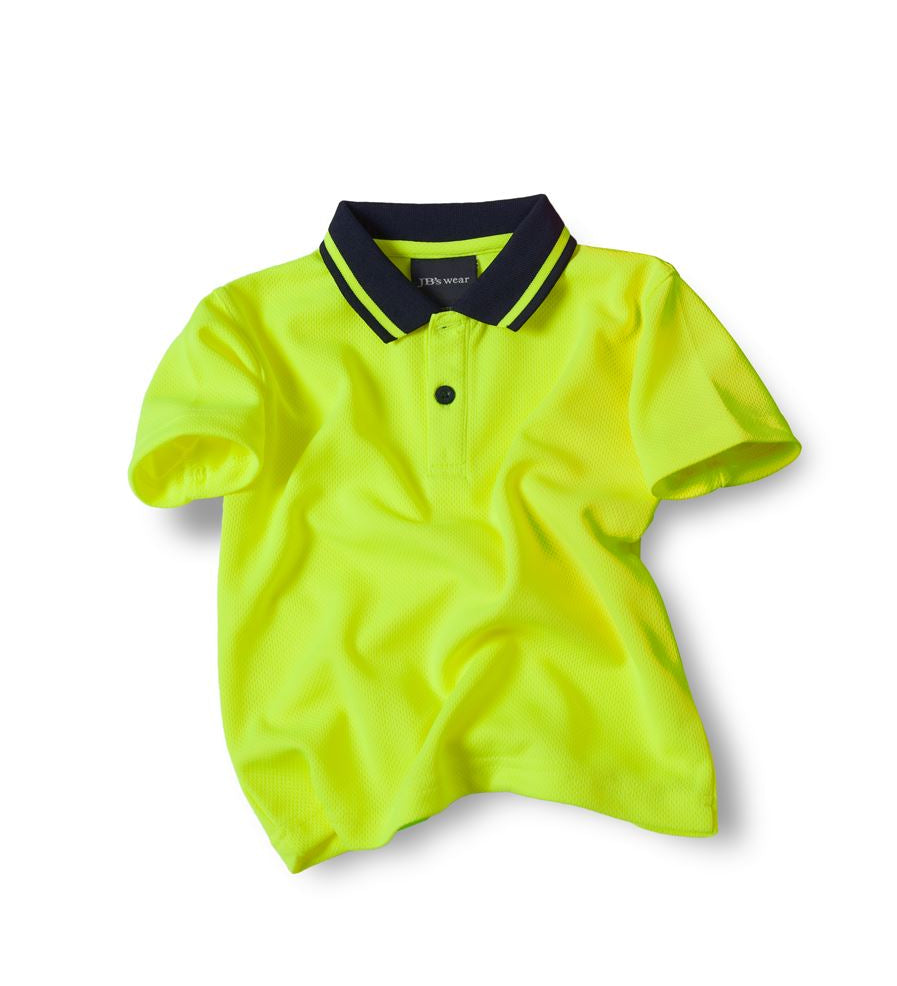 JB's INFANT NON CUFF TRAD POLO LIME - 1