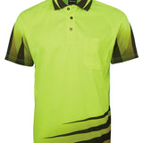 JB's HV 4602.1 RIPPA SUB POLO LIME/BLACK - L