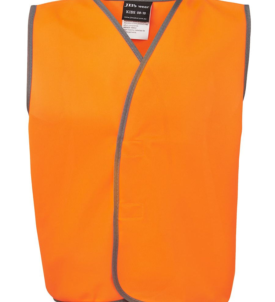 JB's HV KIDS SAFETY VEST ORANGE - 12-14