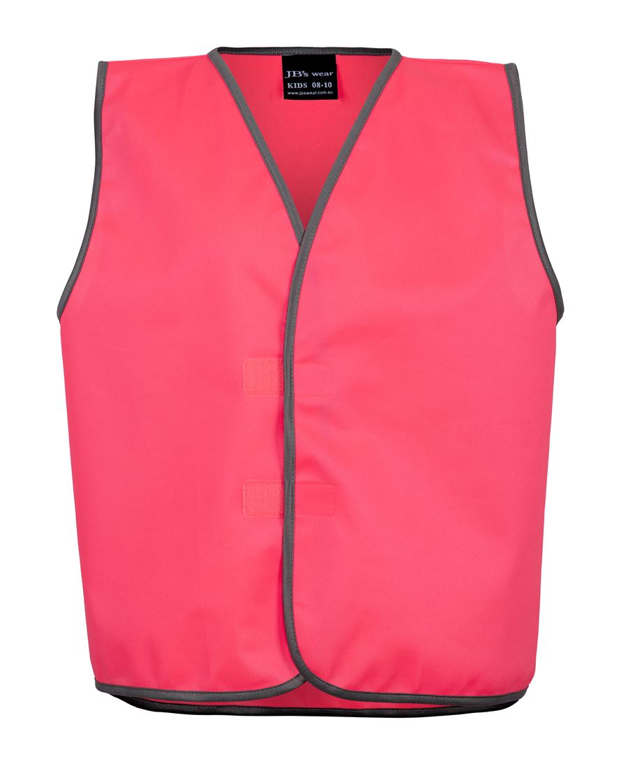 JB's HV KIDS SAFETY VEST PINK - 12-14