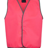JB's HV KIDS SAFETY VEST PINK - 12-14