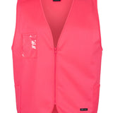 JB's HV ZIP SAFETY VEST PINK - L