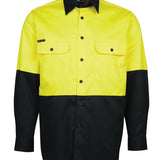 JB's HV L/S 150G SHIRT YELLOW/BLACK-6/7XL