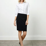 Fashion Biz BS128LS Womens Classic Knee Length Skirt