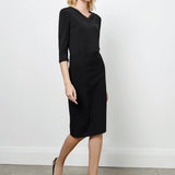 Fashion Biz BS29323 Womens Classic Below Knee Skirt