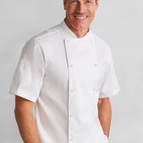 Fashion Biz CH232MS Mens Zest Short Sleeve Chef Jacket
