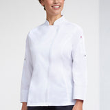 Fashion Biz CH330LL Womens Alfresco Long Sleeve Chef Jacket