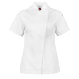Fashion Biz CH330LS Womens Alfresco Short Sleeve Chef Jacket