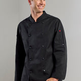 Fashion Biz CH430ML Mens Gusto Long Sleeve Chef Jacket