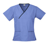 Fashion Biz H10722 Womens Contrast Scrub Top