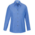 Womens Chambray Long Sleeve Shirt