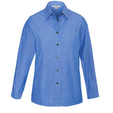 Womens Chambray Long Sleeve Shirt