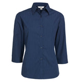 Fashion Biz LB8200 Womens Micro Check 3/4 Sleeve Shirt