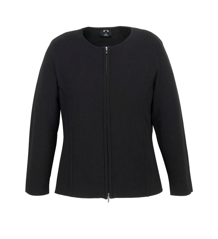 Womens 2-Way Zip Cardigan