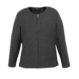 Fashion Biz LC3505 Womens 2-Way Zip Cardigan