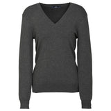Fashion Biz LP3506 Womens V-Neck Knit Pullover