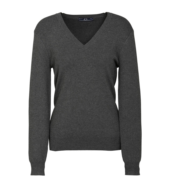 Fashion Biz LP3506 Womens V-Neck Knit Pullover