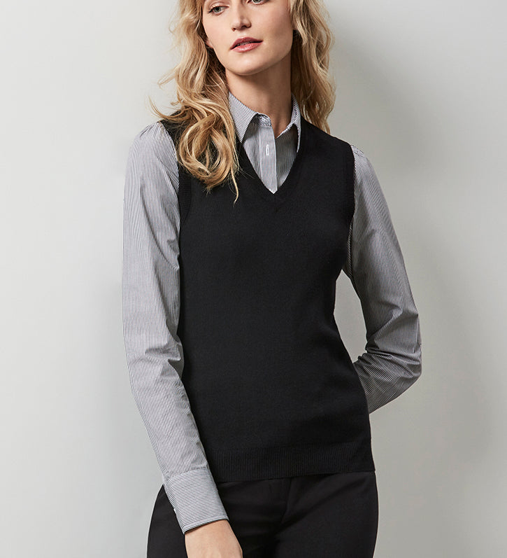Womens V-Neck Knit Vest