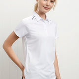 Fashion Biz P012LS Womens Academy Short Sleeve Polo