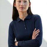 Fashion Biz P206LL Womens Action Long Sleeve Polo
