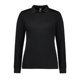 Womens Action Long Sleeve Polo