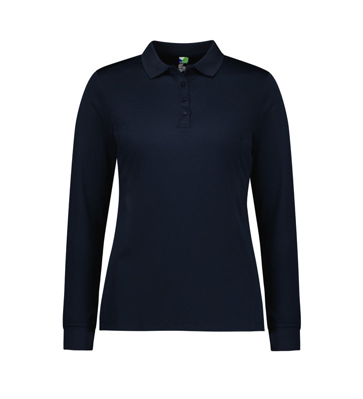 Womens Action Long Sleeve Polo