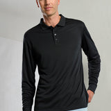 Fashion Biz P206ML Mens Action Long Sleeve Polo