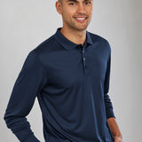 Fashion Biz P206ML Mens Action Long Sleeve Polo